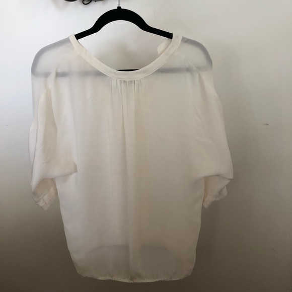 Joie  Marru Pleated Silk Blouse - Picture 8 of 8